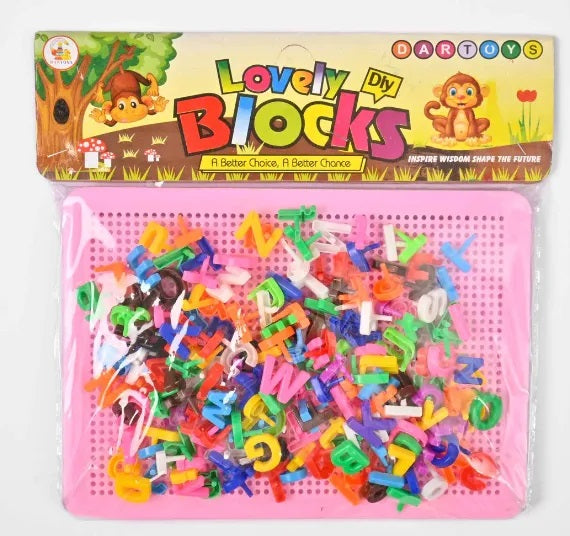 Alphabet ABC Words Pin Puzzle Capital And Small Letter English Letters Learning Spelling Baby Learning Kids Learning Toys Random Color