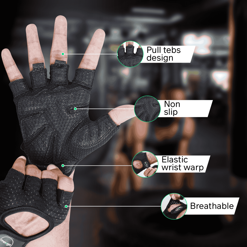 Weightlifting Gym Gloves Lightweight Breathable Workout Gloves, Ultralight Weight Lifting Gloves for Men & Women