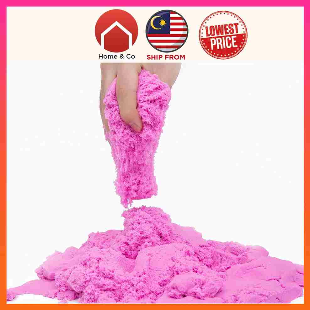 Kinetic Sand Pouch For Kids 1KG 500g 250g Magic Sand Toy Set for Kids, Molds Creative Playing Sets Kids Activity Toy Soft Sand Clay Random Color