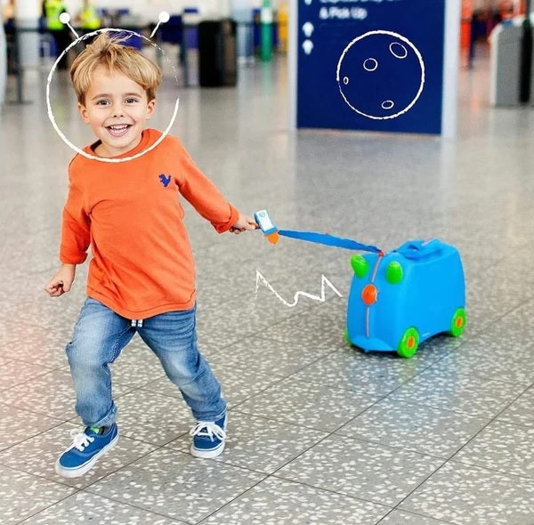 Kids Travel Trunki Suitcase Evergreen Fun Case Baby Bag School Bag Trunk Case Bag