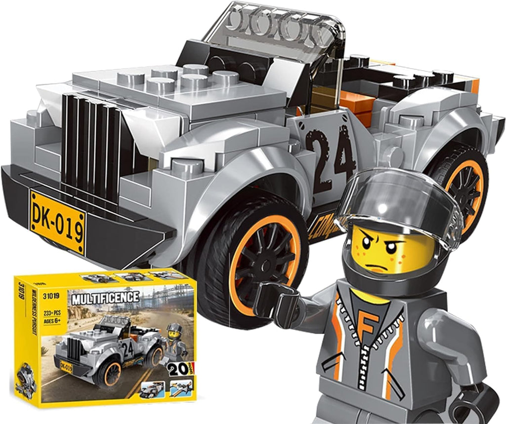 Lego Architect 20-in-1 Racing Vehicle Building Set | 233+ Pieces STEM Educational Toy | Construction Learning Bricks for Kids | Builds Cars  Jeeps, SUVs
