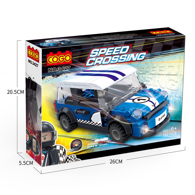 Original Lego Building Blocks Speed Racing Car Shaped Lego Sets For Kids Educational DIY Toys Creative Mind Lego Blocks For Kids