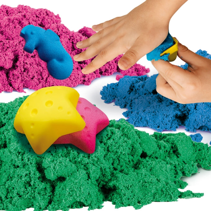 Kinetic Sand Pouch For Kids 1KG 500g 250g Magic Sand Toy Set for Kids, Molds Creative Playing Sets Kids Activity Toy Soft Sand Clay Random Color