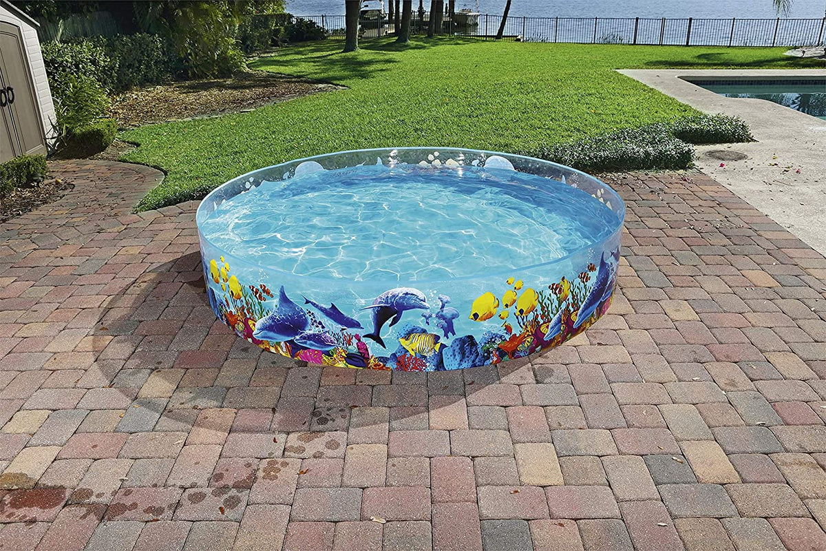 Bestway Sea Swimming Fun Play Pool Without Air 4' 5' 6' 8' feet Fill-N-Fun Paddling Pool For Kids Imported
