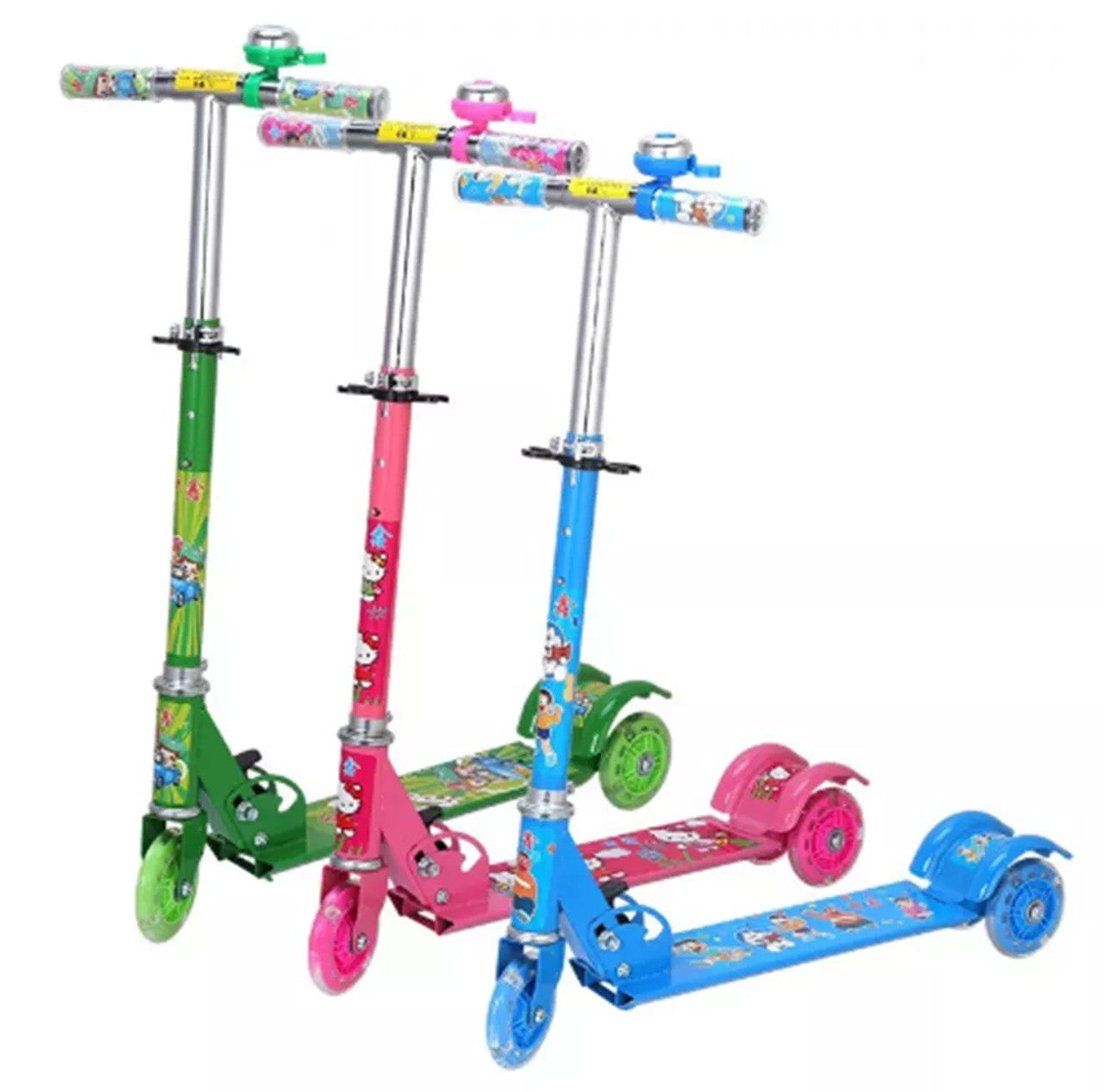 Scooty For Kids Adjustable 3 Wheel Kick Scooter Gifts For Toddlers Children Boys Girls