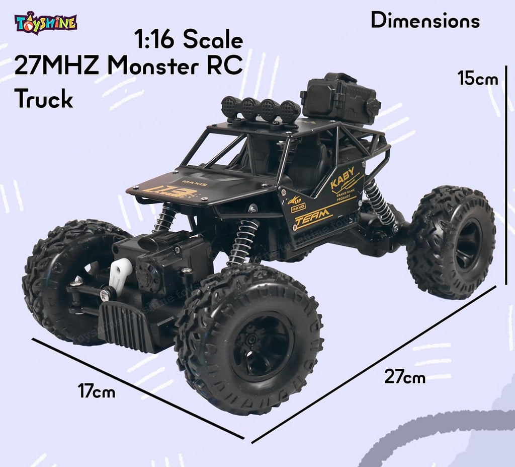 Smoke Rock Crawler Electric RC Vehicles Alloyed Remote Control Spray Toy Car for Kids & Boys Monster RC Truck with Rechargeable Rc Car 4x4 High Speed
