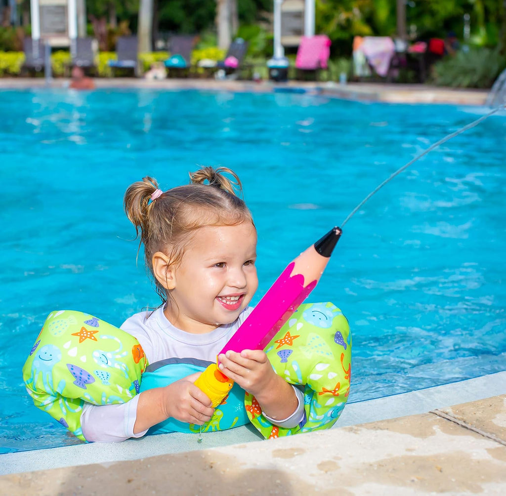 Super Water Blaster Squirter Pool Toys Soaker for Kids Summer Outdoor Party Beach Pump Squirt Pencil Shape