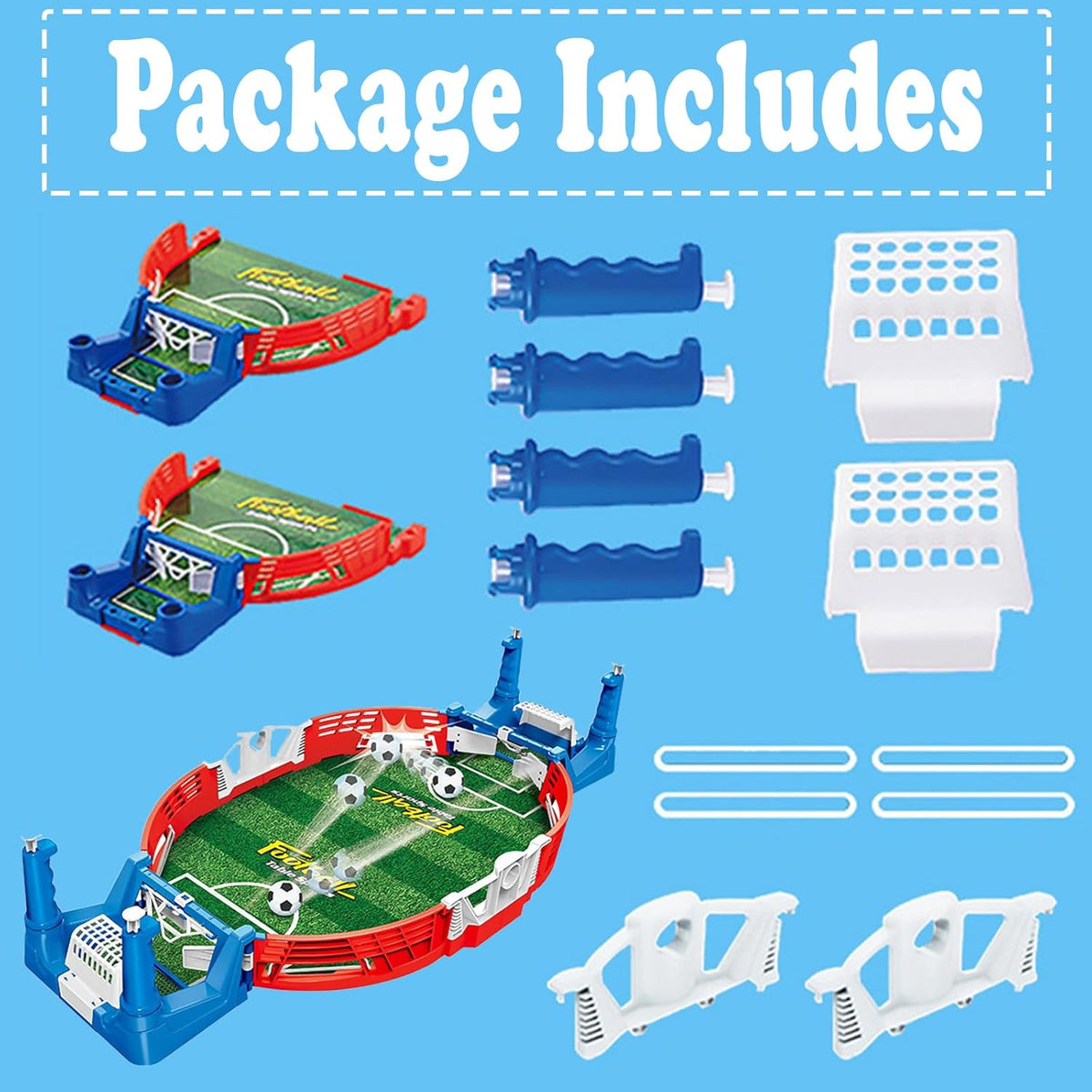 Mini Table Football Game, Table Football Desktop Football Toy Gifts for Children Boy Indoor 2-Player Party Tabletop Soccer Toys for Children Kids Adults