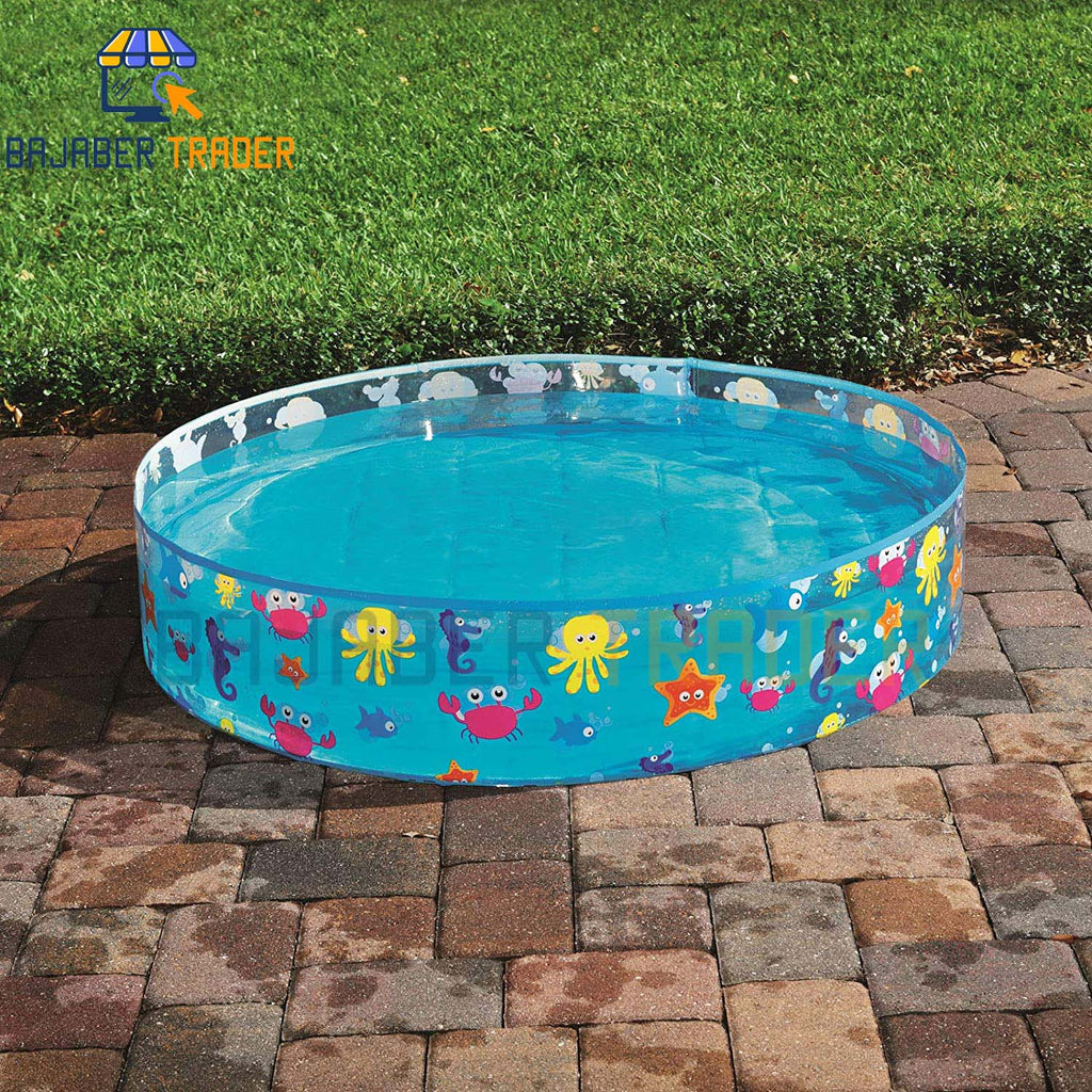 Bestway Sea Swimming Fun Play Pool Without Air 4' 5' 6' 8' feet Fill-N-Fun Paddling Pool For Kids Imported