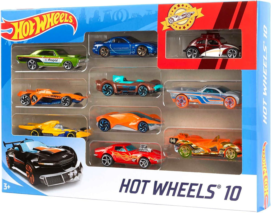 Pack Of 10 & 6 Metal Alloy Pull Back Cars Box Die Cast Hot Wheel Metal Car Set Toys For Kids Children and Boys (RANDOM CAR)