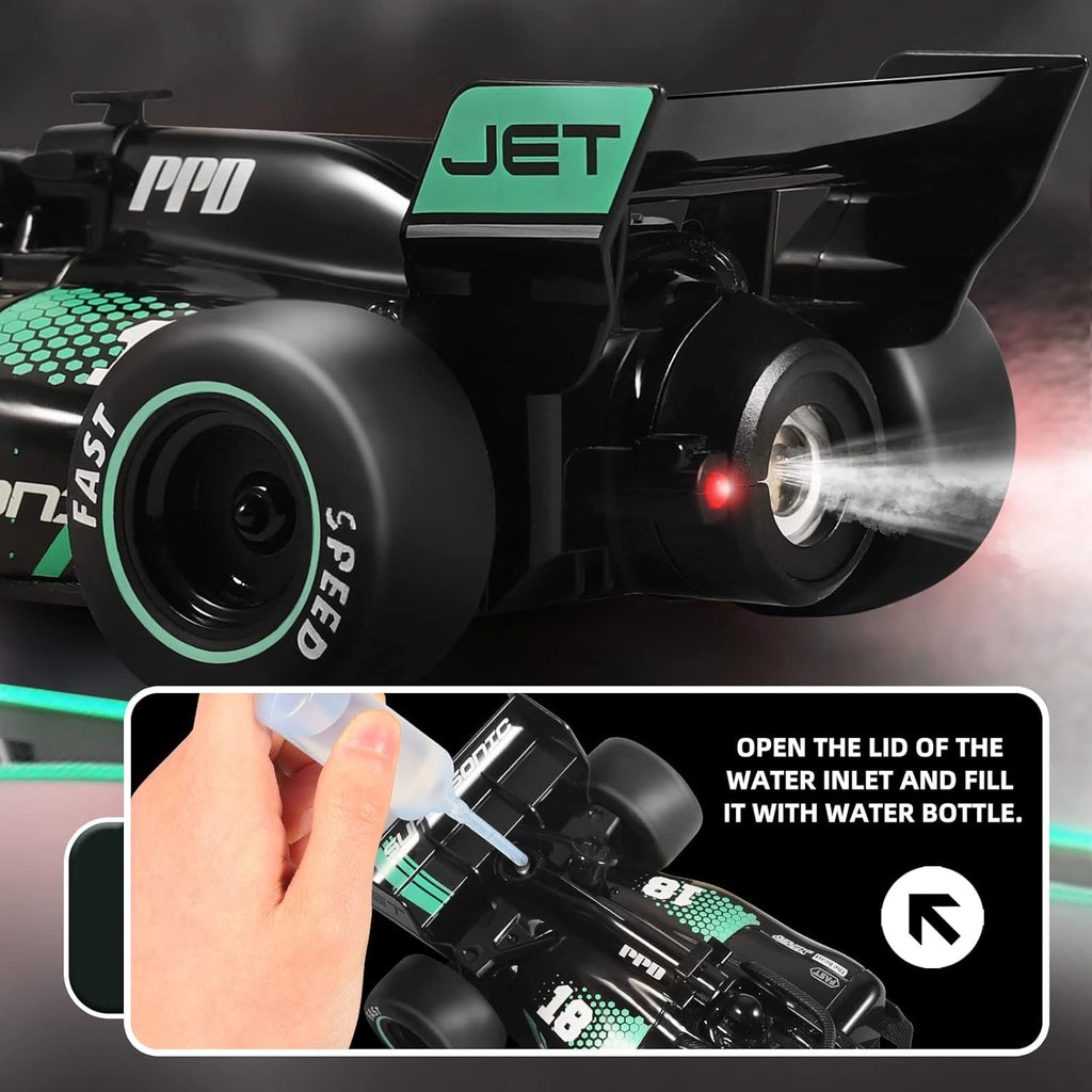 Smoke High Speed RC Car Remote Control Ferrari Spray Car High Speed Racing Rc Toy Car Monster RC Truck with Rechargeable Rc Car Random Color