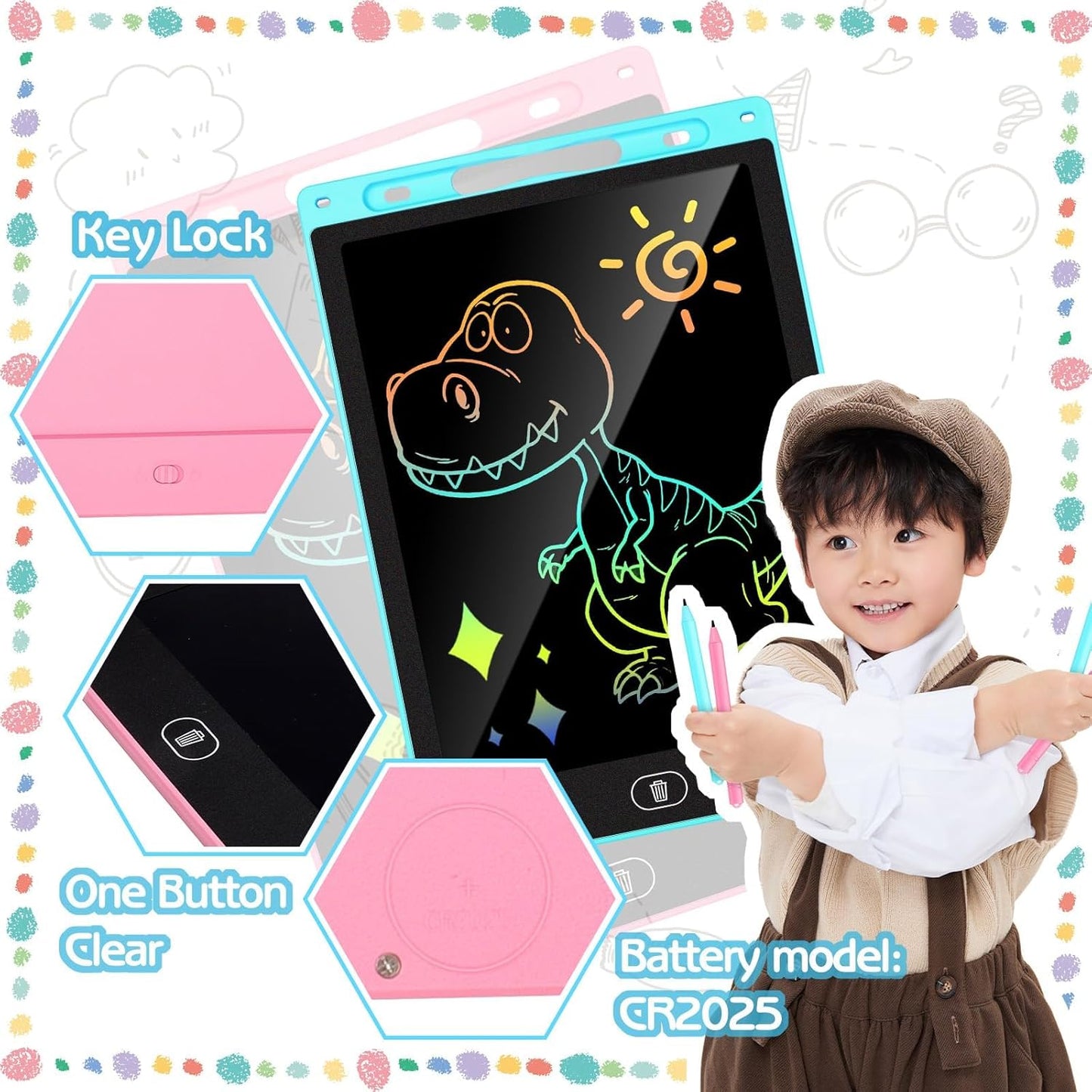 LCD Writing tablet - Digital Drawing Board – Doodle Board For Kids