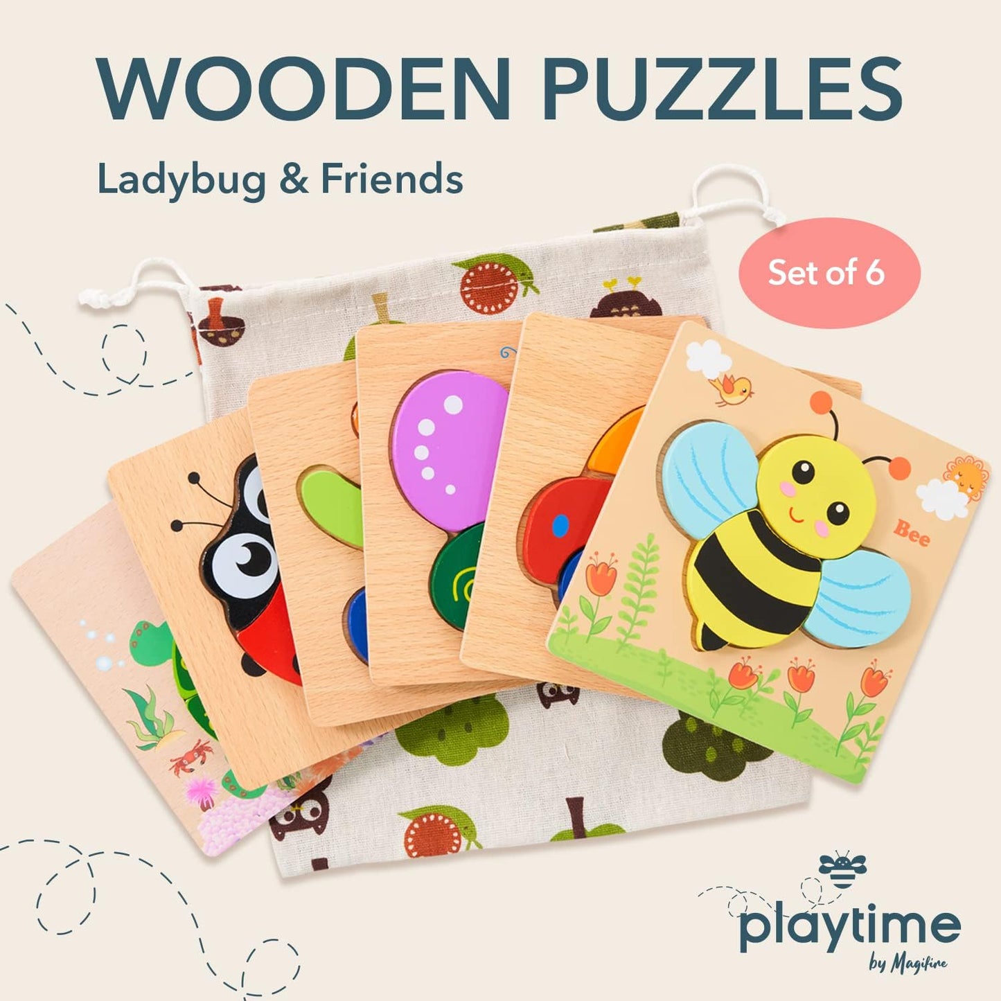 Wooden Puzzle for kids 3D Wooden Jigsaw Puzzles Intelligent