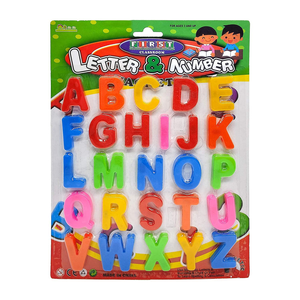 Magnetic Alphabet And Numbers English Capital Alphabets A to Z Preschool Learning, Spelling, Counting 26 Alphabets