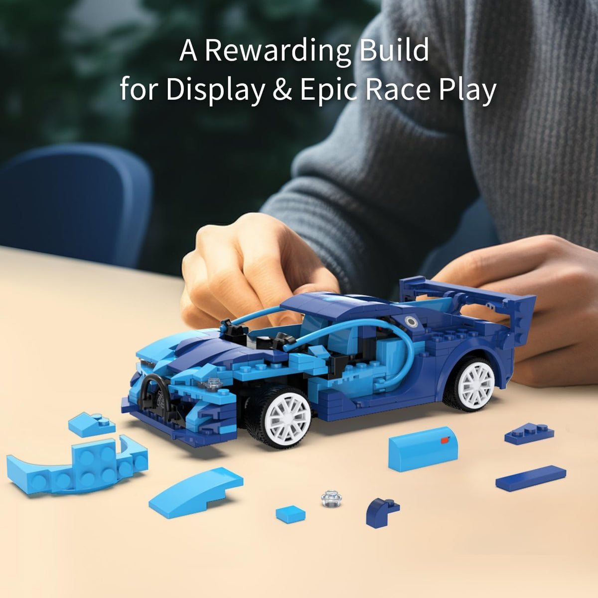 Original Lego Building Blocks Speed Racing Car Shaped Lego Sets For Kids Educational DIY Toys Creative Mind Lego Blocks For Kids