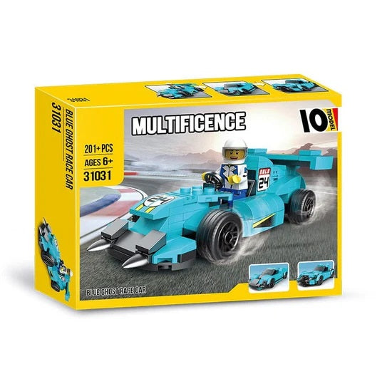 10in1 Lego Building Blocks Multificence Thunder Racing Vehicle 10 Model Lego Sets For Kids Educational DIY Toys Creative Mind Lego Blocks For Kids