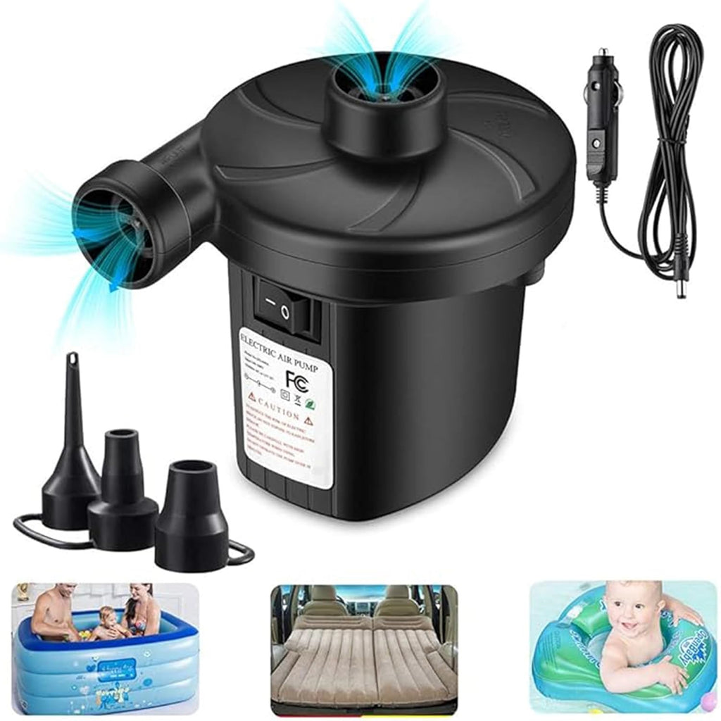 AC Electric Air Pump for Quickly Inflates/Deflates for Air Sofa, Bed, Swimming Pool Tubes, Toys, Air Bags, Mattresses Electric Pump