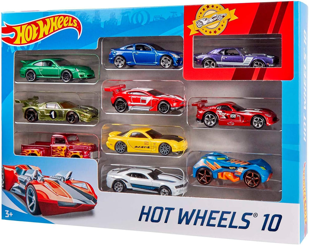 Pack Of 10 & 6 Metal Alloy Pull Back Cars Box Die Cast Hot Wheel Metal Car Set Toys For Kids Children and Boys (RANDOM CAR)