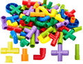 STEM Building Block Pipe Puzzle Blocks Multicolor Creative Puzzle Construction Educational Play and Learn for Kids Building Construction Blocks Assembly Game Kids