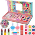 Kids Real Makeup Skin Friendly Cosmetic Fashion Beauty Set Pretend Play Toy Cosmetic Kit For Girls