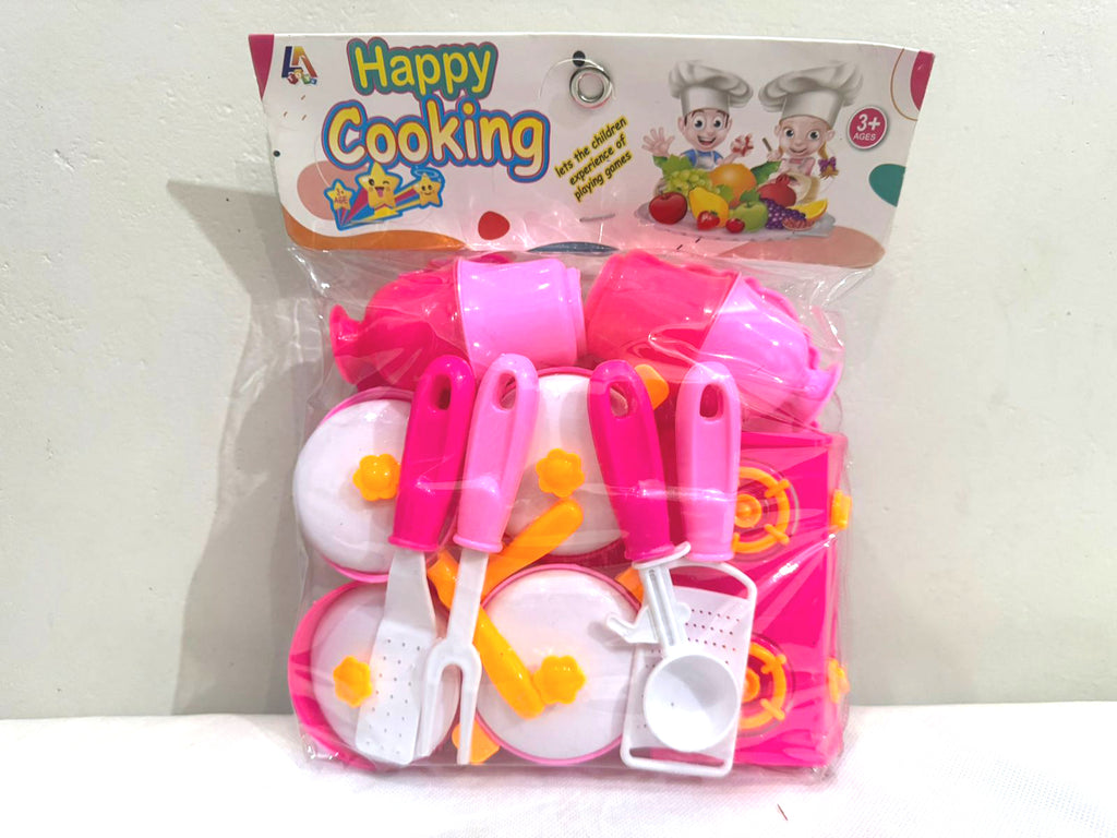 21pcs Kitchen Set For Kids/Girls Pretend Play Cooking Set Happy Little Chef Attractive Colors Cooking Kitchen Set For Girls 21pcs Assorted Colors