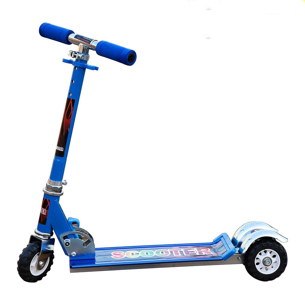 Scooty For Kids Large Size Teenagers Adults Foldable Adjustable Height Heavy Duty Aluminum Alloy 3 Wheel Kick Scooter For Boys and Girls