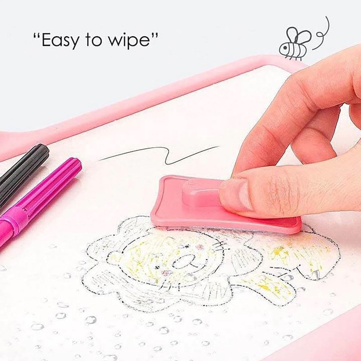 Children Painting Projection Drawing Board LED Projector Drawing Table Toys Kids Projector Painting Board Desk Projection Painting Toy Graffiti Early Education Writing Board Household Erasable Toys