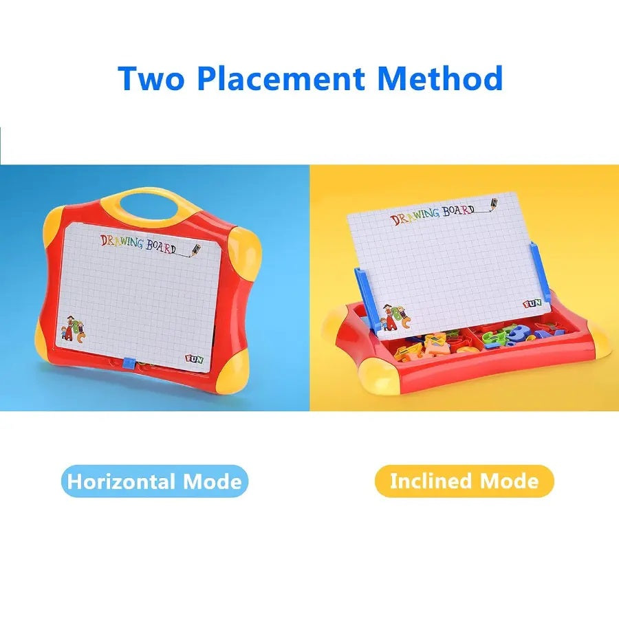 2in1 Magnetic Learning Case for kids Writing and Drawing Learning Case for Kids with Alphabets and Numbers Best Educational Toys For Kids