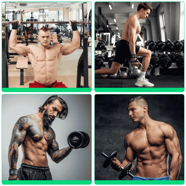 Weightlifting Gym Gloves Fitness With Strong Wrist Wraps Support Fitness Gloves, Training Gloves for Men and Women - Fitness Gloves for Strength Training, Bodybuilding, Weight Sports and CrossFit Training