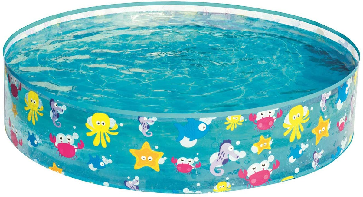 Bestway Sea Swimming Fun Play Pool Without Air 4' 5' 6' 8' feet Fill-N-Fun Paddling Pool For Kids Imported