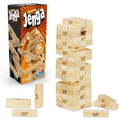 Classic Jenga Wooden Stacking Tower Board Game for Kids & Adults Genuine Hardwood Blocks, Stacking Tower Game for 1 or More Players