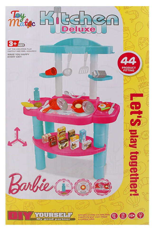 40Pcs Kids/Girls Kitchen Toys Set with Real Water Tab Sound Lights Effect Pretend Play Cooking Set Toys For Girls