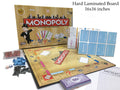 16x16 Inches Original Monopoly Board Game Set Hard Laminated Board Premium Quality For Adult And Kids