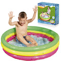 Bestway Inflatable Swimming Pool for Kids, 3 Ring Thickened Portable Kiddie Pool for Babies & Children, Outdoor Water Play Pool