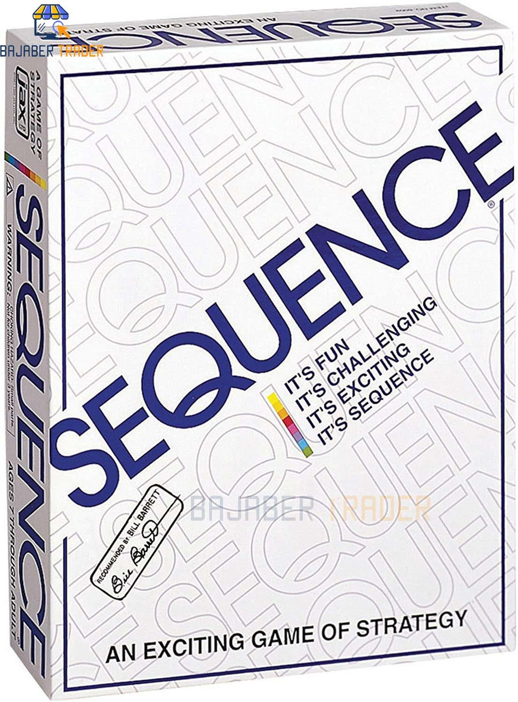 Sequence Strategy Board Game (Jumbo Size) 26.5x20.5 inch (Medium Size) 20.5"x15.5" inch Made in Pakistan