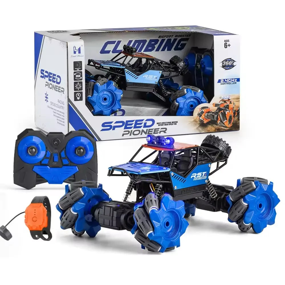 Gesture Hand Control Remote Control Car – RC Off-Road Vehicle Car with 360° Rotating Wrist Racing Truck Crawler 4WD Rock-Climbing Toy High Speed Monster Car (RANDOM COLOR)