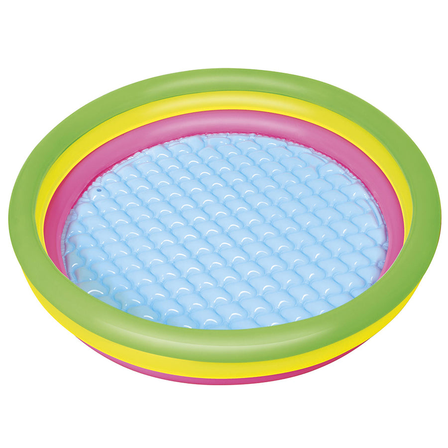 Bestway Inflatable Swimming Pool for Kids, 3 Ring Thickened Portable Kiddie Pool for Babies & Children, Outdoor Water Play Pool