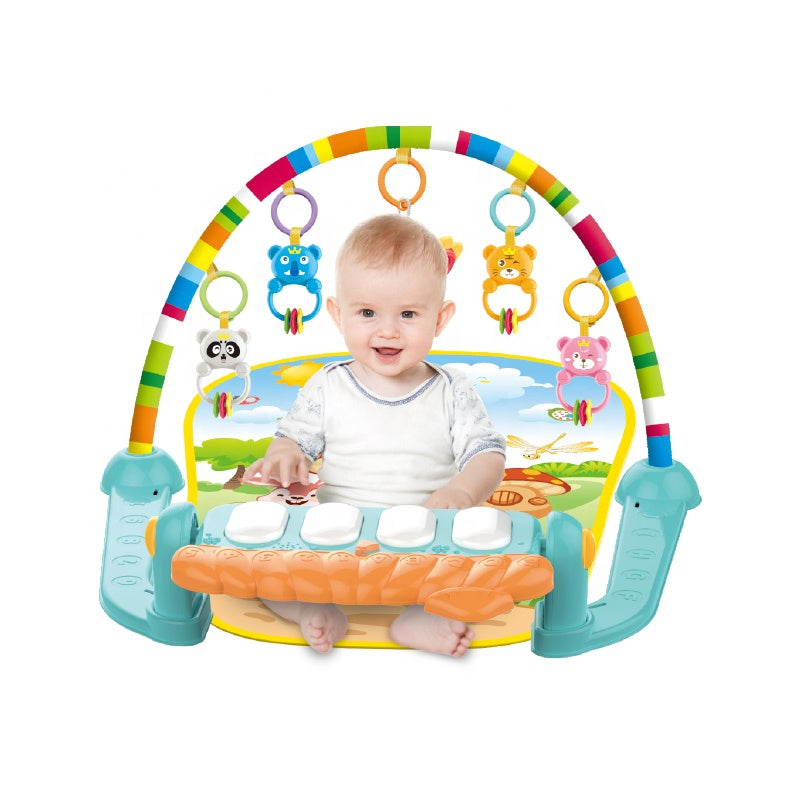 Huanger Piano Fitness Rack Baby Play Gym mat For Toddler Baby