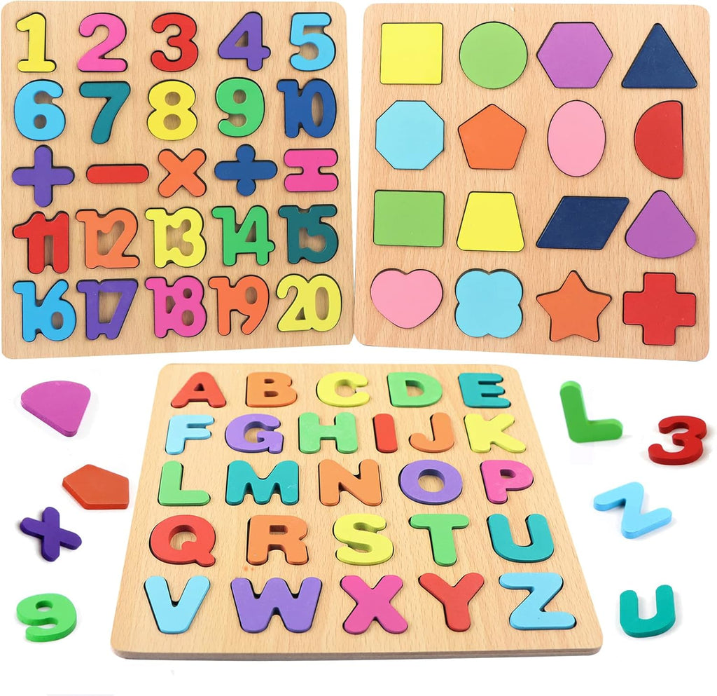 Wooden Alphabet Wooden English Letters Alphabet Number Shape Learning Montessori Toys Preschool Education Kids Learning Toys