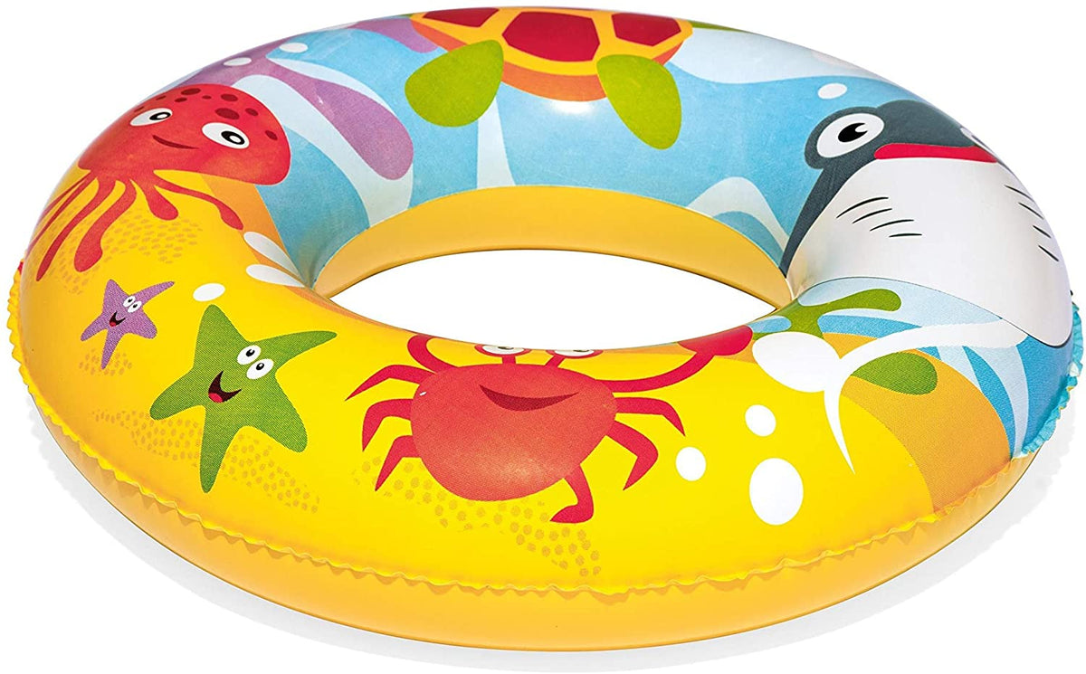 Bestway Play Swimming Pool 4 Feet with Swim Ring and Ball For 3-6 Years Kids