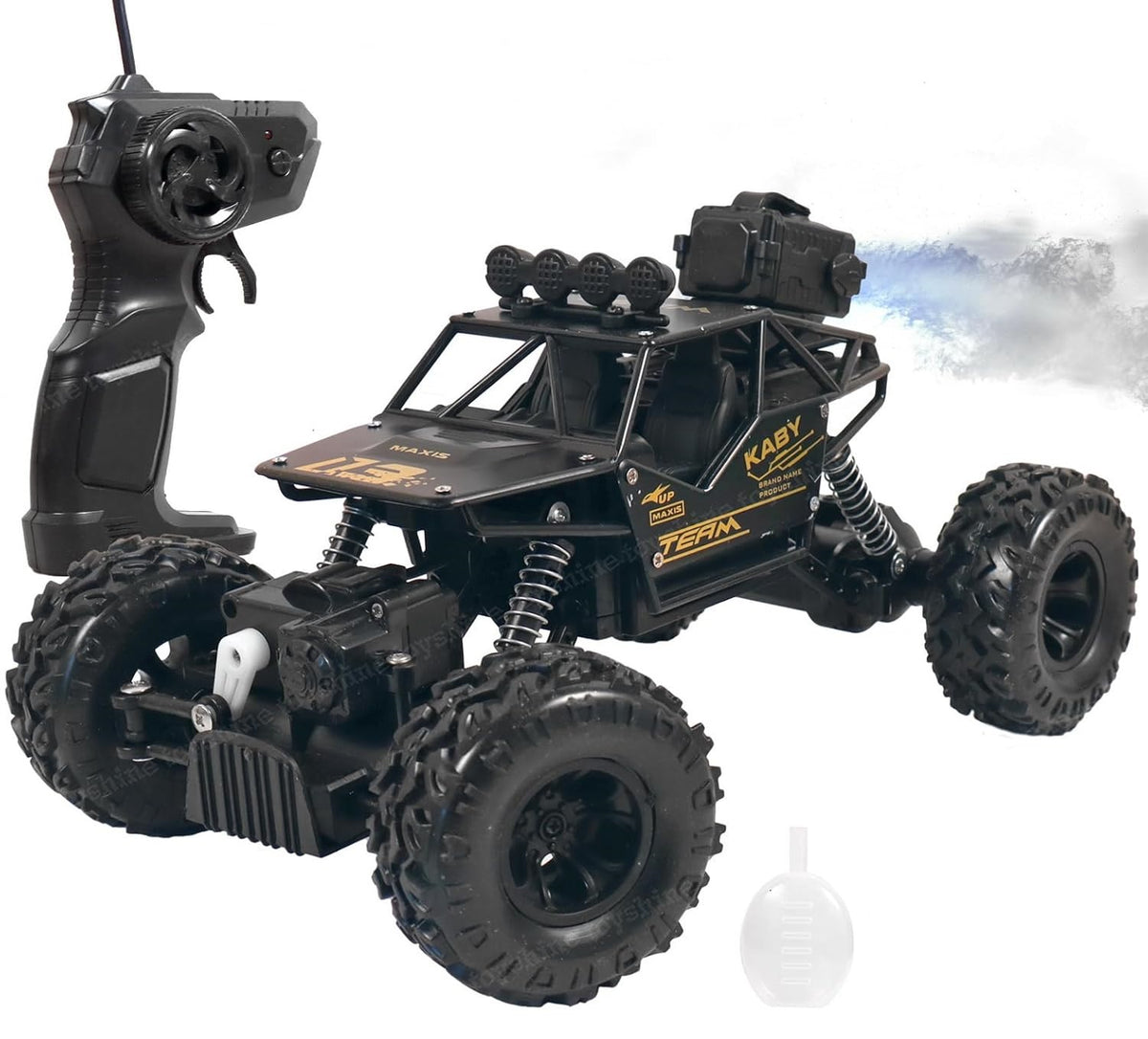 Smoke Rock Crawler Electric RC Vehicles Alloyed Remote Control Spray Toy Car for Kids & Boys Monster RC Truck with Rechargeable Rc Car 4x4 High Speed