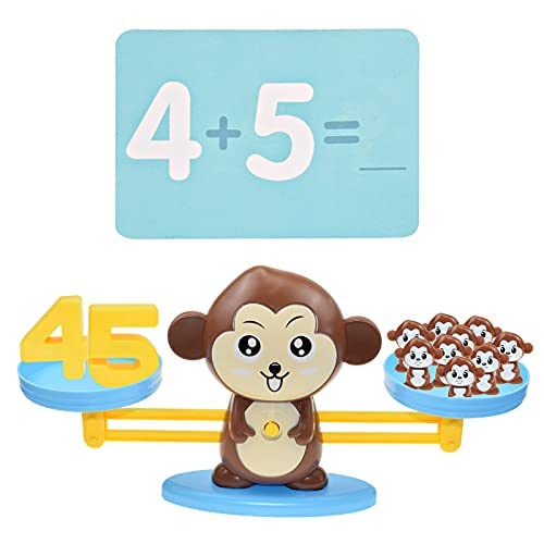 2 in 1 Dino Balancing Toy for Kids Math Game for Kids Educational Games Number Toy Educational Learning Activity Toy Engaging Preschool Game Children's,