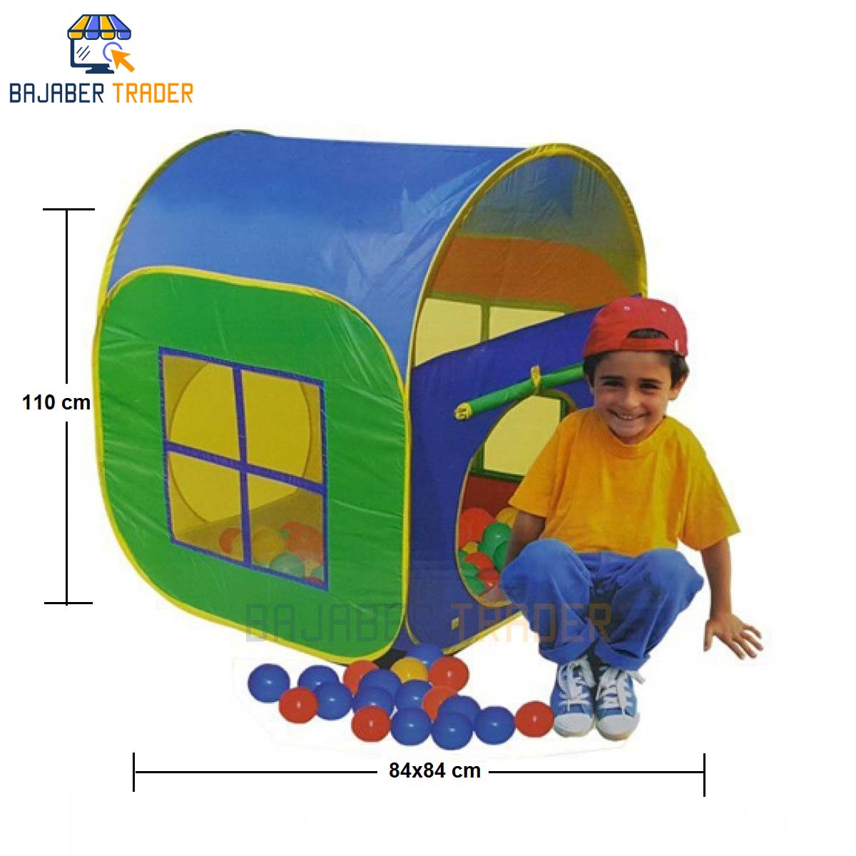 Tent House For Kids Pop Up Play Tent House Pretend Play Kids 90x90x110cm