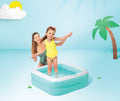 Intex Babypool Play Box Swimming Pool For Kids Inflatable Kiddie Poo Size 34x34x10 Kids Bath Tub For Children Assorted Color