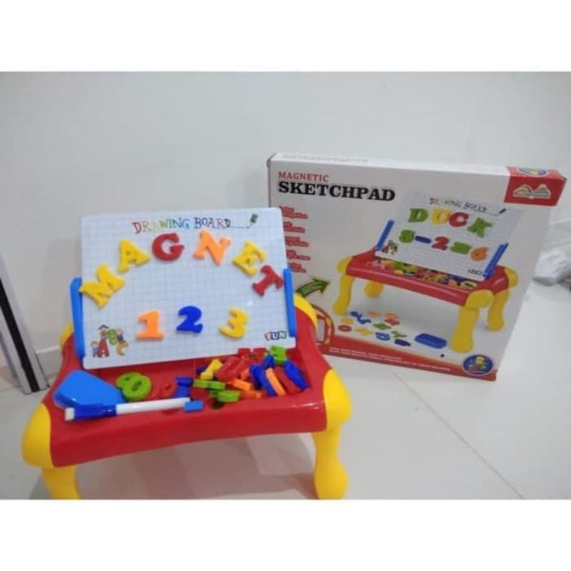 2in1 Magnetic Learning Case for kids Writing and Drawing Learning Case for Kids with Alphabets and Numbers Best Educational Toys For Kids