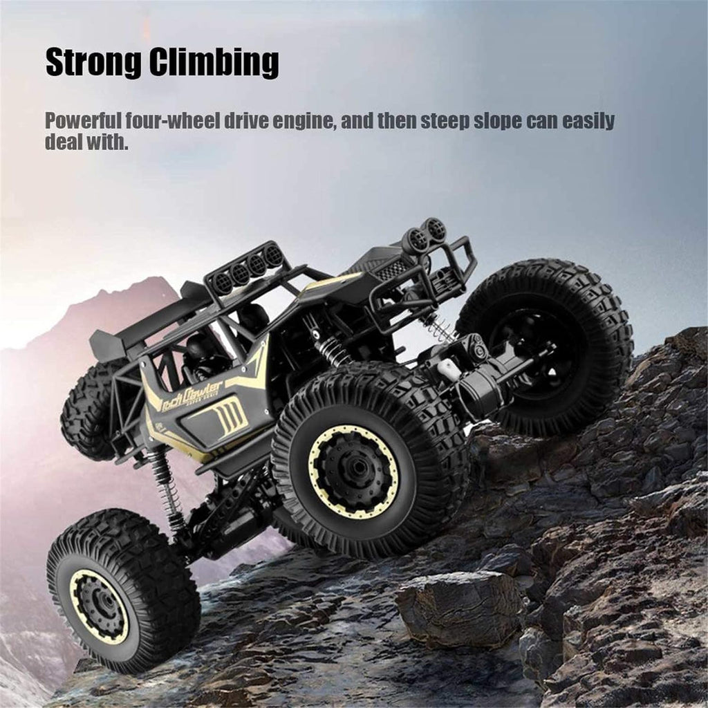 Smoke Rock Crawler Electric RC Vehicles Alloyed Remote Control Spray Toy Car for Kids & Boys Monster RC Truck with Rechargeable Rc Car 4x4 High Speed