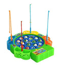 Fishing Game Toy Set with Rotating Board with Music Toys, Fish Game Toy with 15 Pcs  24 Pcs  45 Pcs Fishing Rods Toy Musical Montessori Educational Learning Toys for Boys Girls Children Toddlers