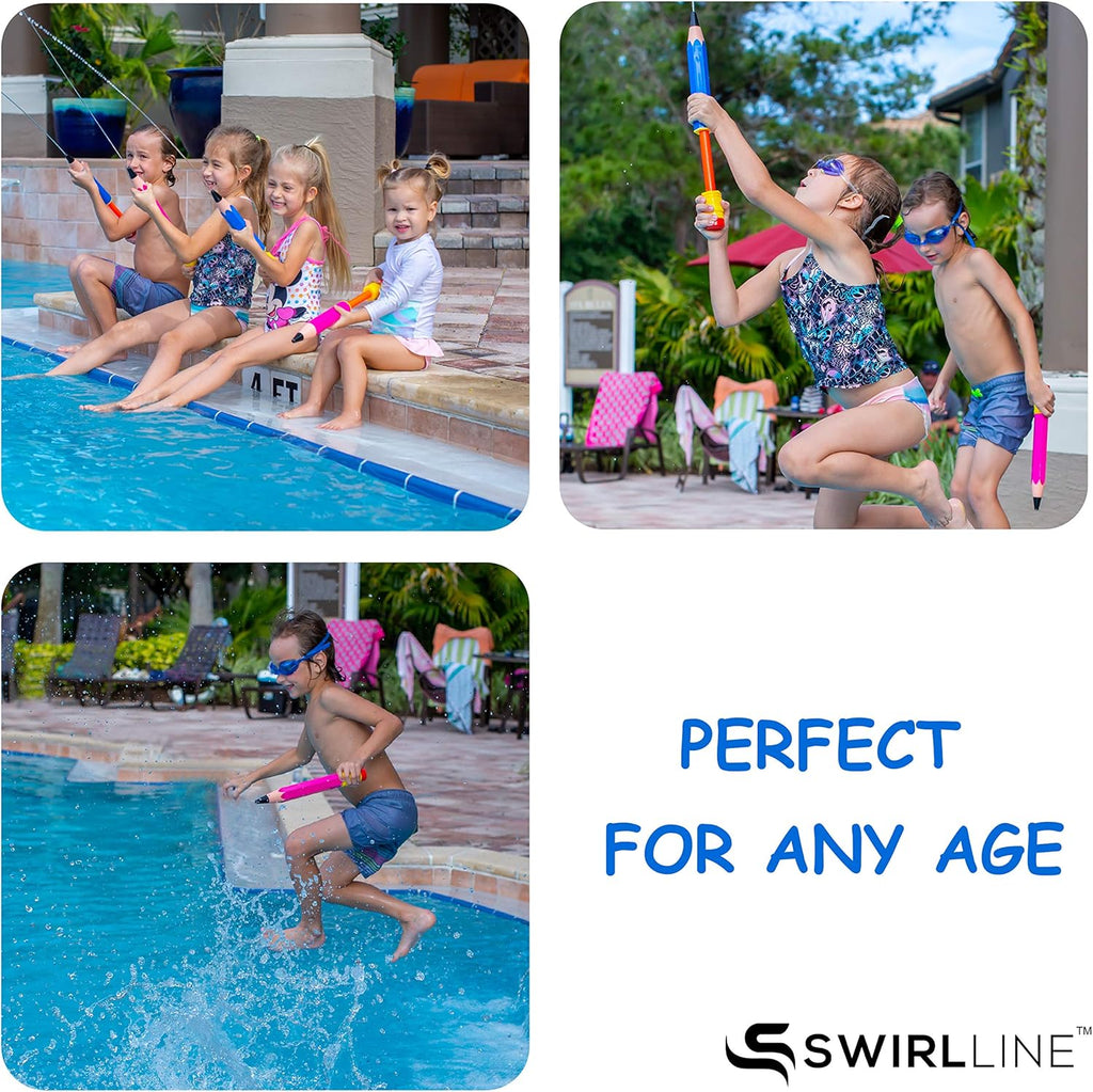 Super Water Blaster Squirter Pool Toys Soaker for Kids Summer Outdoor Party Beach Pump Squirt Pencil Shape
