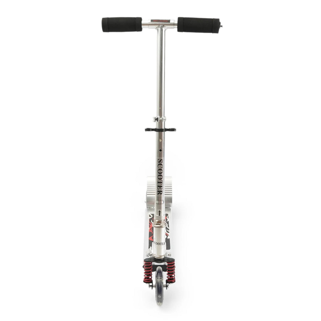 Large Scooty For Kids With Lights Aluminum Metal Foldable Adjustable 3 Wheel Kick Scooter High Quality Aluminum Scooty For Boys And Girl