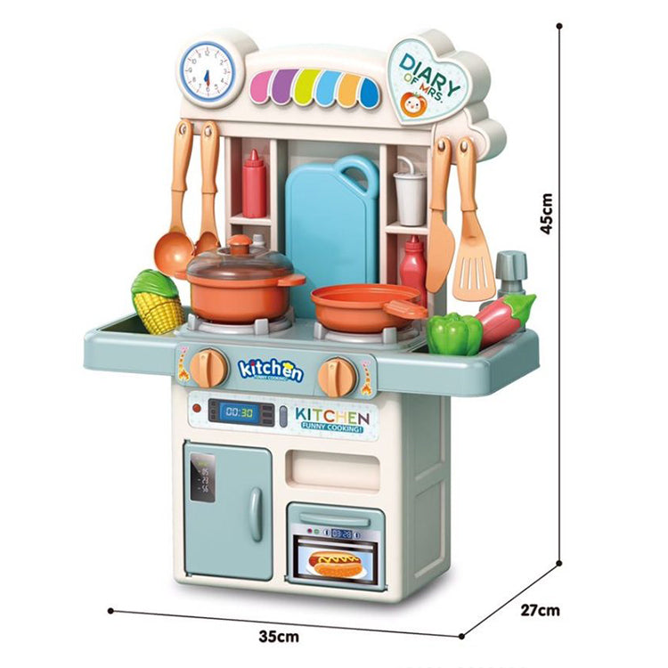Dora Frozen Kitchen Toy Set For Kids Girls With Real Water Sound Lights Effect Pretend Play Cooking Set